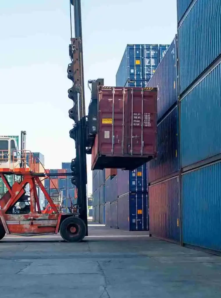 Container Cargo Port Yard